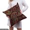 Ambesonne Paisley Fabric by The Yard, Middle Pattern Tribal Art Bohemian Themed Composition Printed Image, Decorative Fabric for Upholstery and Home Accents, 1 Yard, Burgundy Mustard